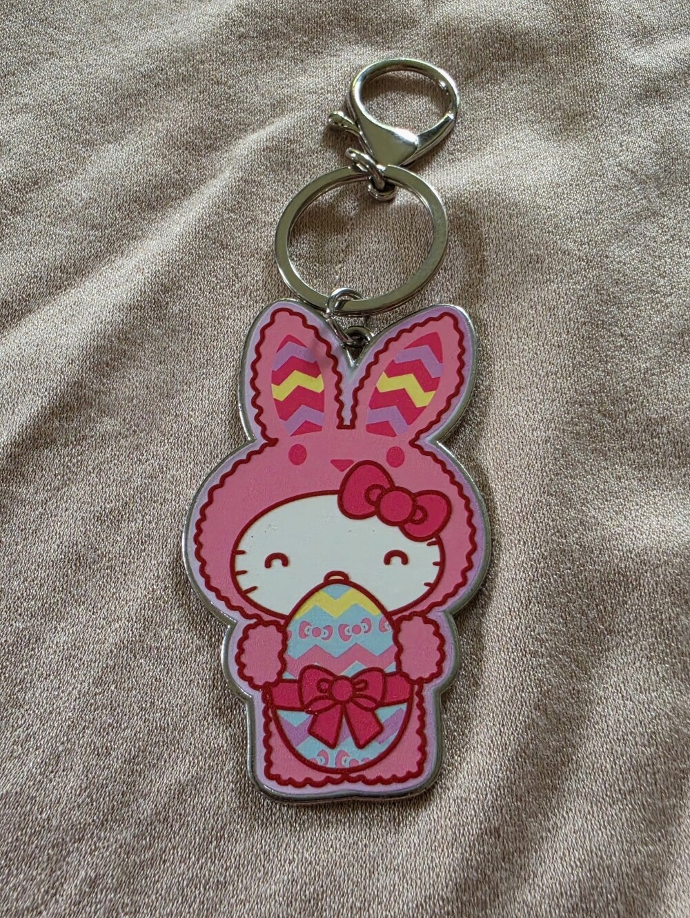 Sanrio Pink Bunny Hello Kitty Keychain